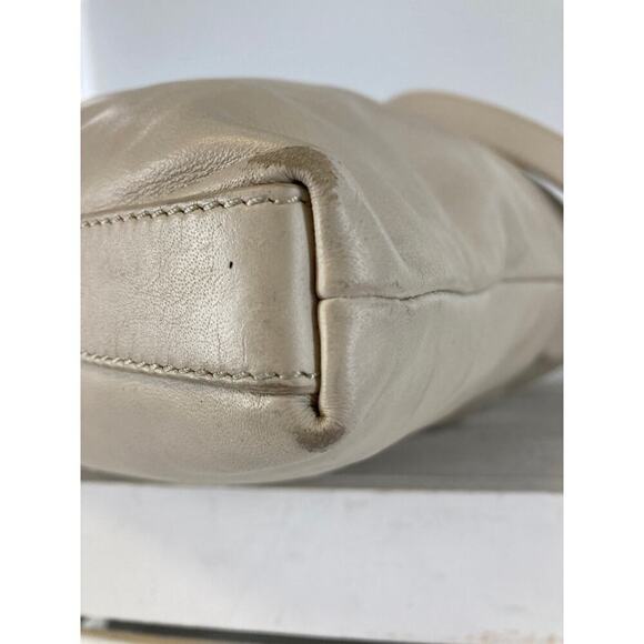 TORY BURCH MEDIUM IVORY LEATHER VERONA FOLDOVER CROSSBODY BAG - Picture 10 of 16